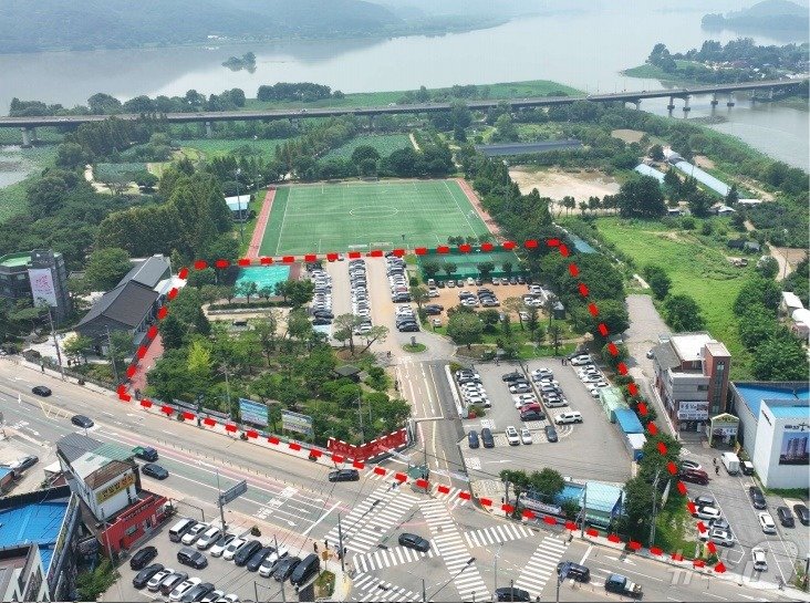 본문 이미지 -  세미원 주차장(양평군 제공)/뉴스1