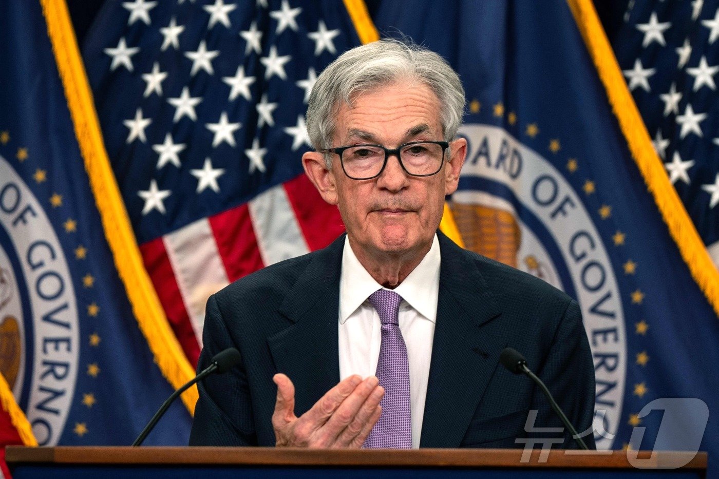 본문 이미지 - 제롬 파월 미국 연방준비제도(Fed·연준) 의장 ⓒ AFP=뉴스1 ⓒ News1 우동명 기자