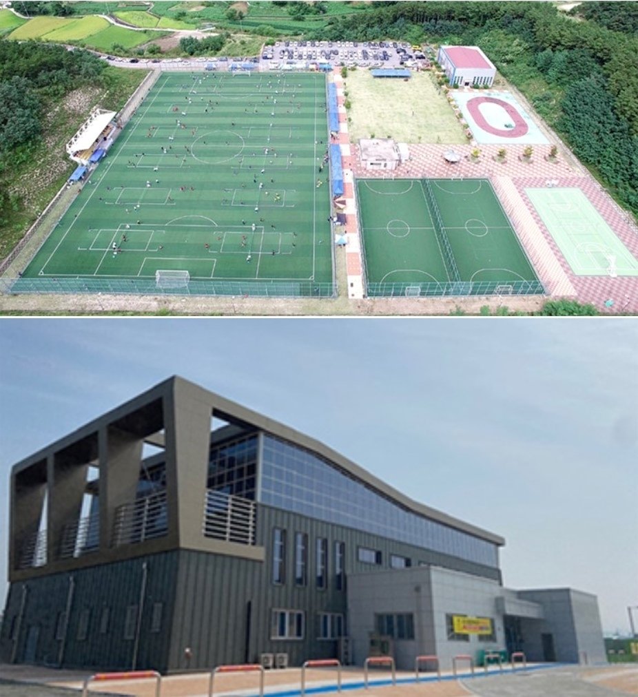 본문 이미지 - 청주시 가덕생활체육공원(위), 내수생활체육공원.