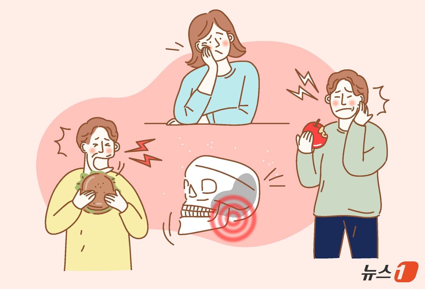 본문 이미지 - 일반적인 턱관절 통증은 온찜질을 권고하지만, 침샘염이면 온찜질이 증상을 악화시키기 때문에 진료를 통해 감별한 뒤 찜질을 선택하는 게 좋다.  ⓒ News1 양혜림 디자이너