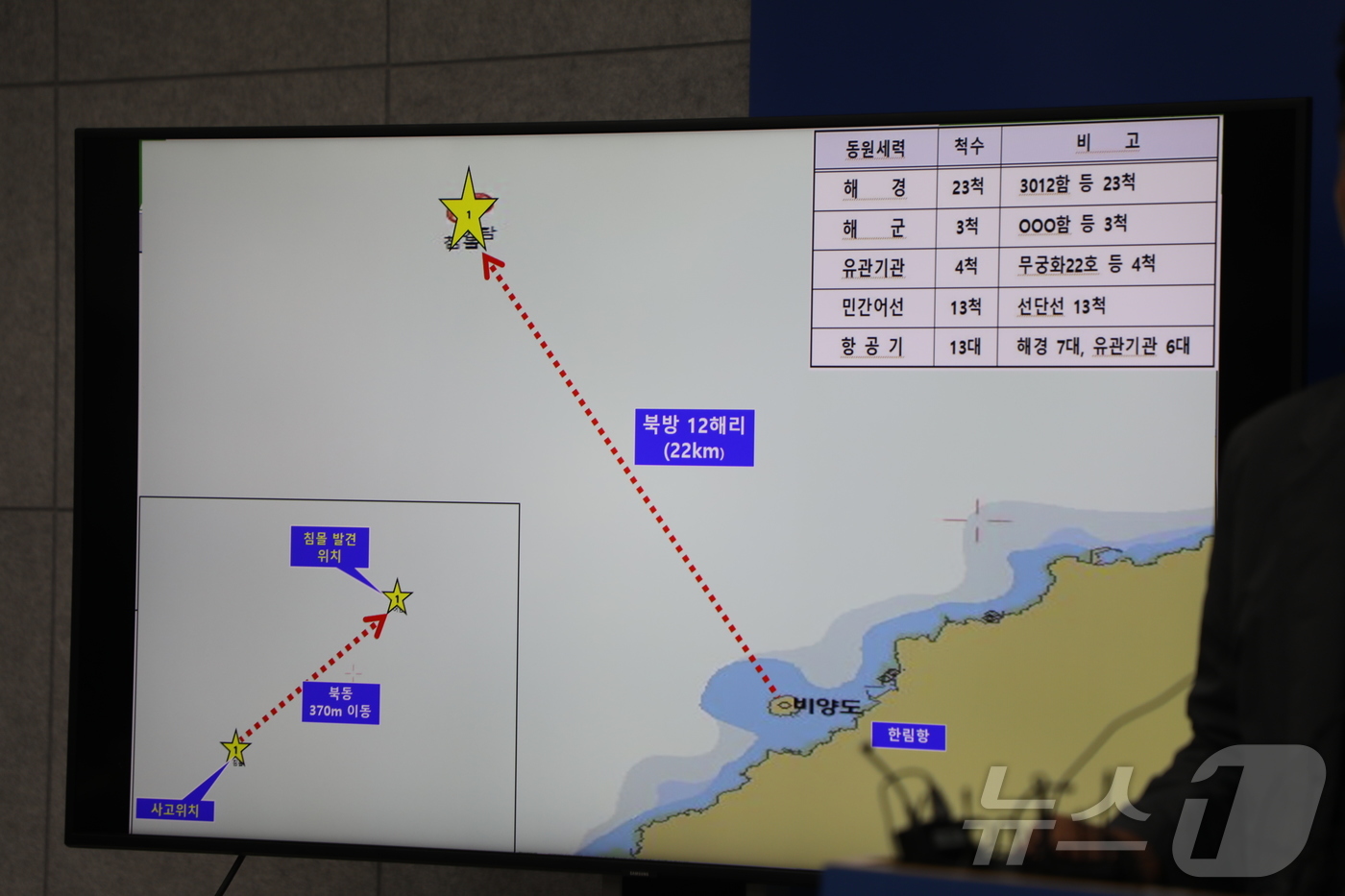 (제주=뉴스1) 홍수영 기자 = 8일 제주해양경찰청이 공개한 부산선적 '135금성호'(129톤급, 선망어선) 침몰 위치 지도.2024.11.8/뉴스1