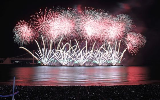 가을밤 수놓은 '부산불꽃축제'…화려한 불꽃 향연에 '탄성'