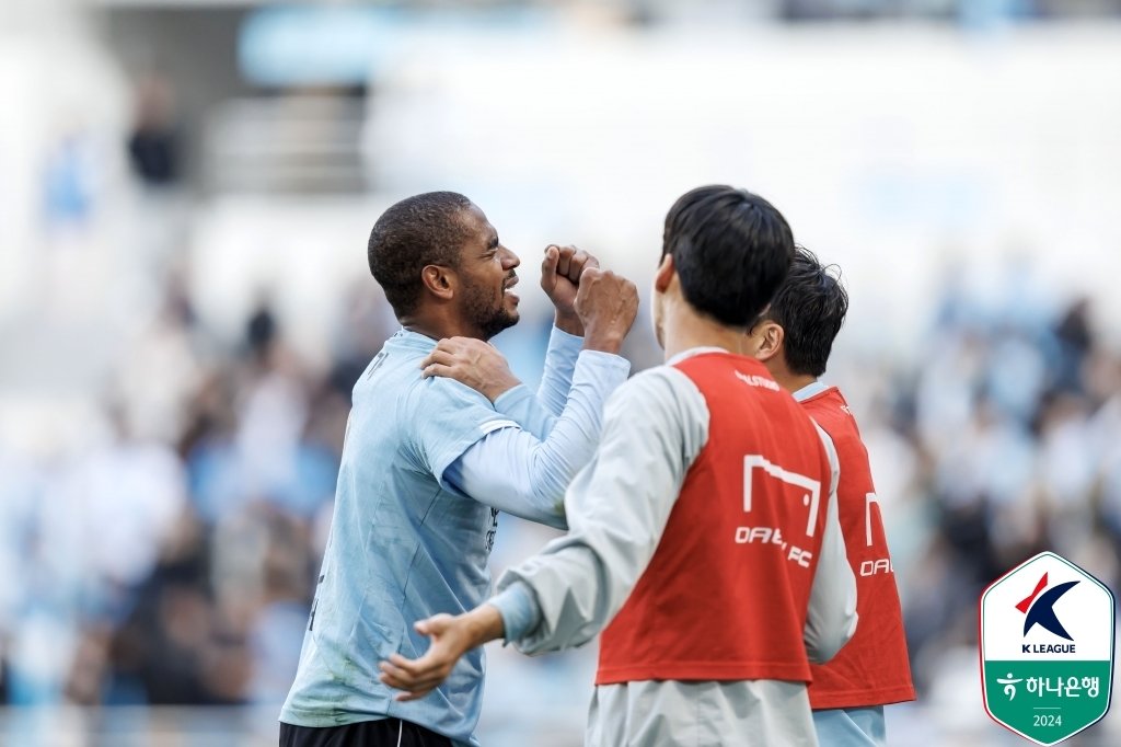 본문 이미지 - 대구FC 공격수 에드가. (한국프로축구연맹 제공)
