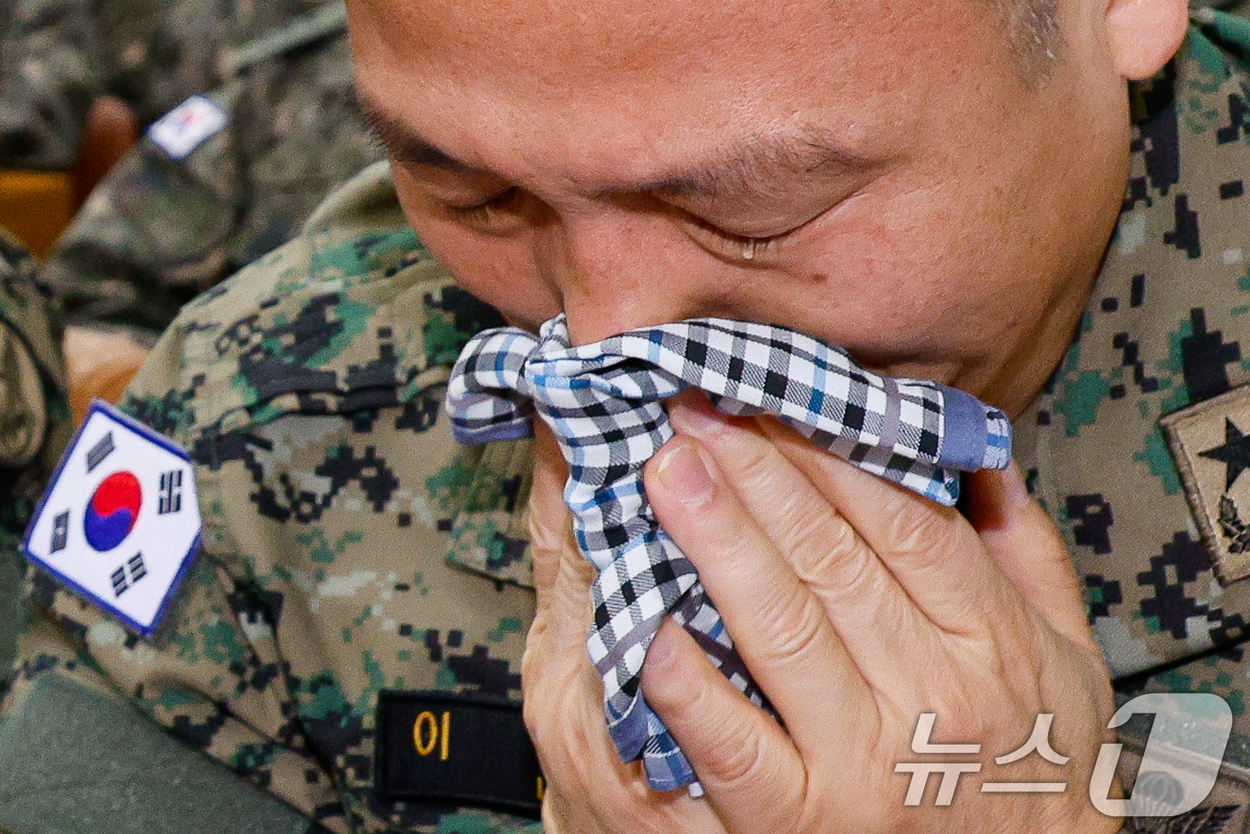 (서울=뉴스1) 안은나 기자 = 비상계엄 당시 국회에 투입된 제1공수특전여단의 이상현 여단장이 10일 오전 서울 여의도 국회 국방위원회에서 열린 계엄 관련 긴급 현안질의에 출석해 …