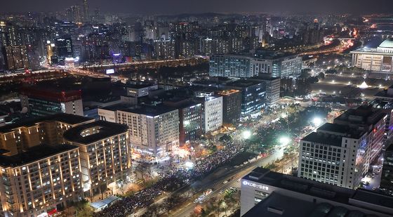 국회 앞 촛불문화제