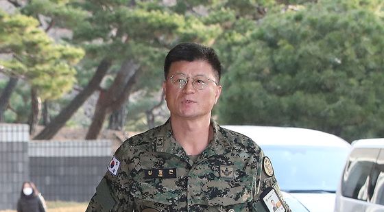 김정근 제3공수여단장, '검찰 출석'