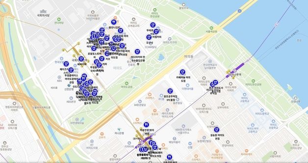 "햄버거 50개 남았어요"…탄핵 집회자 위한 '선결제 지도' 인기