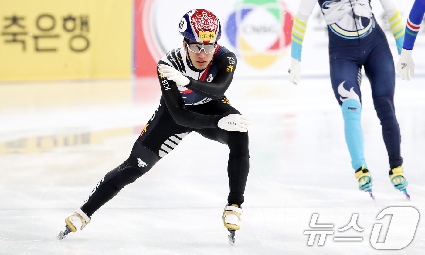 본문 이미지 - 쇼트트랙 김태성(화성시청). ⓒ 뉴스1 이승배 기자