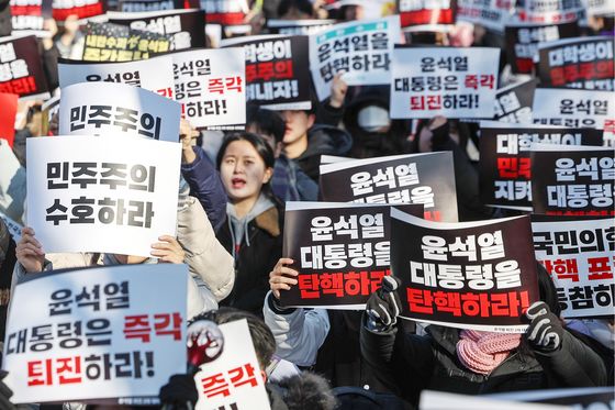 '강추위' 이긴 탄핵 열기…여의도 "尹 대통령 파면" 함성(종합)