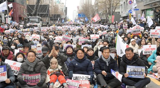 강기정 시장, 광주시민 총궐기대회 참석