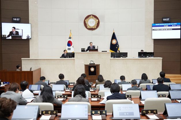 용인시의회 임시회 개회…추경안 등 처리