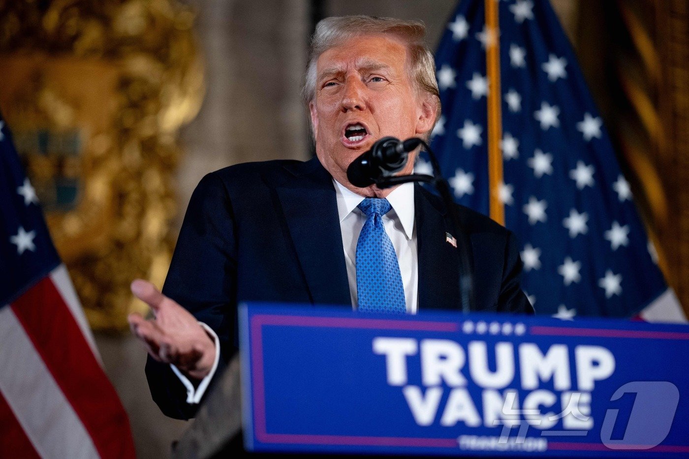 본문 이미지 - 도널드 트럼프 미국 대통령 당선인 2024.12.17 ⓒ AFP=뉴스1 ⓒ News1 우동명 기자