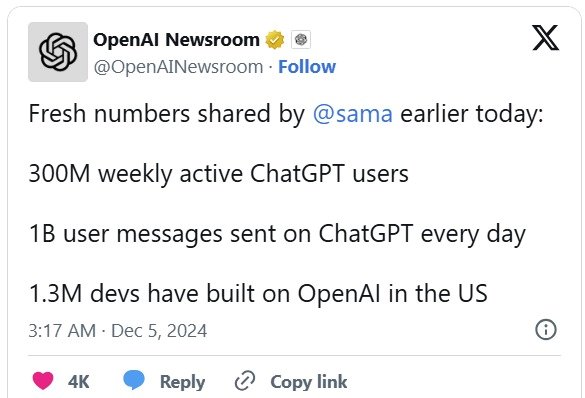 본문 이미지 - 오픈AI 뉴스륨 엑스(옛 트위터)
