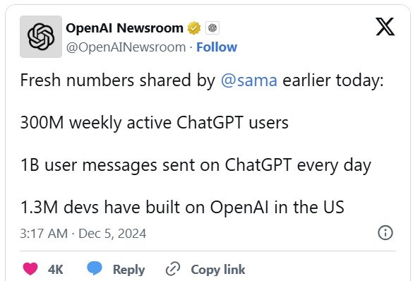 오픈AI 뉴스륨 엑스&#40;옛 트위터&#41;