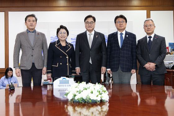 김선민 혁신당 권한대행 우 의장 예방…"반드시 개헌 필요"