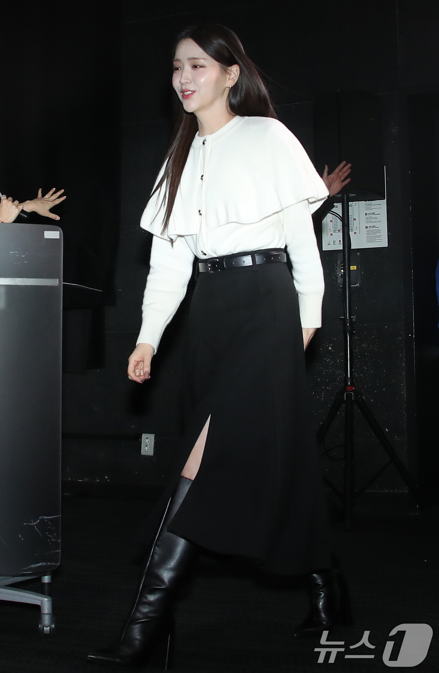 (서울=뉴스1) 권현진 기자 = 배우 김지은이 18일 서울 강남구 코엑스 메가박스에서 열린 애니메이션 ‘니코:오로라 원정대의 모험’ 언론 시사회에 참석하고 있다.'니코: 오로라 원 …