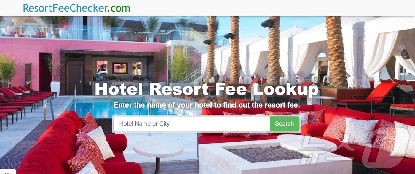 본문 이미지 - 리조트 피 체커 닷컴 홈페이지 메인 화면