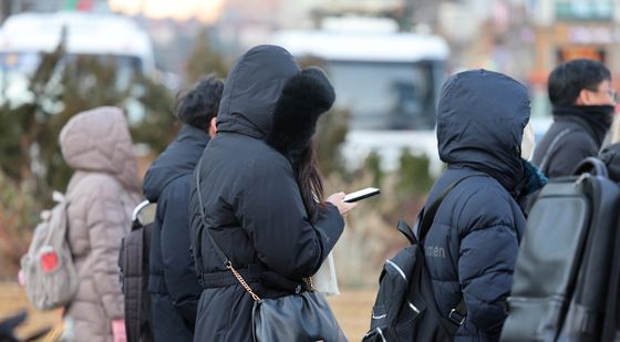 한파 찾아온 출근길