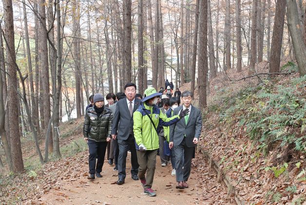 청주시‧중부지방산림청, 용정산림공원 편의사업 공동 추진