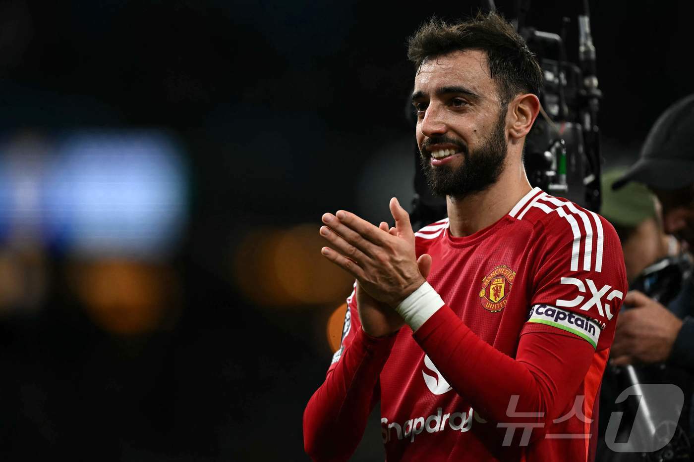 본문 이미지 - 맨체스터 유나이티드의 주장 브루노 페르난데스. ⓒ AFP=뉴스1