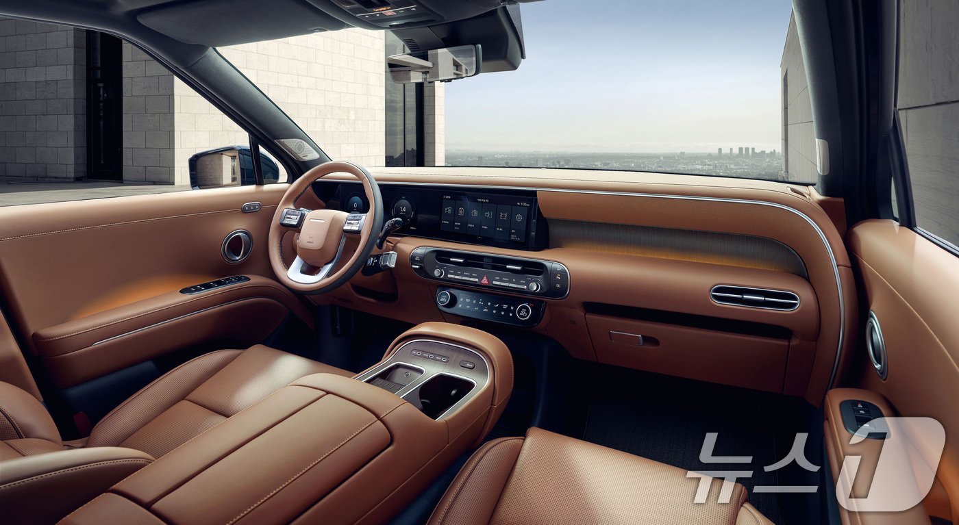 본문 이미지 - 사진은 디 올 뉴 팰리세이드 7인승 내장의 모습. (현대자동차 제공) 2024.12.20/뉴스1