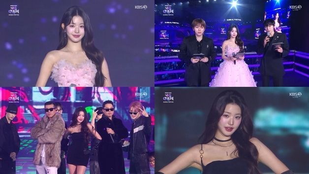 아이브 장원영, MC부터 엄정화 오마주까지…'가요대축제' 빛냈다