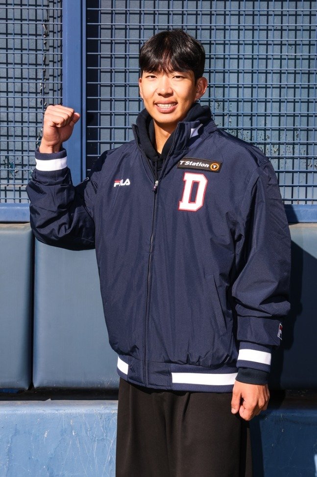 본문 이미지 - 두산 외야수 김민석.(두산 베어스 제공)