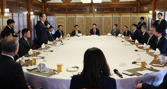 총리 공관에서 열린 서울재팬클럽 오찬간담회