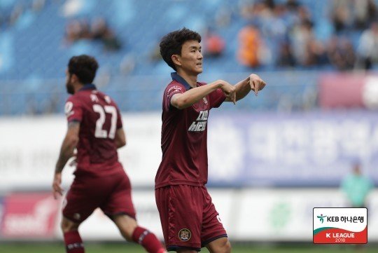 대전 시절의 황인범&#40;한국프로축구연맹 제공&#41; 