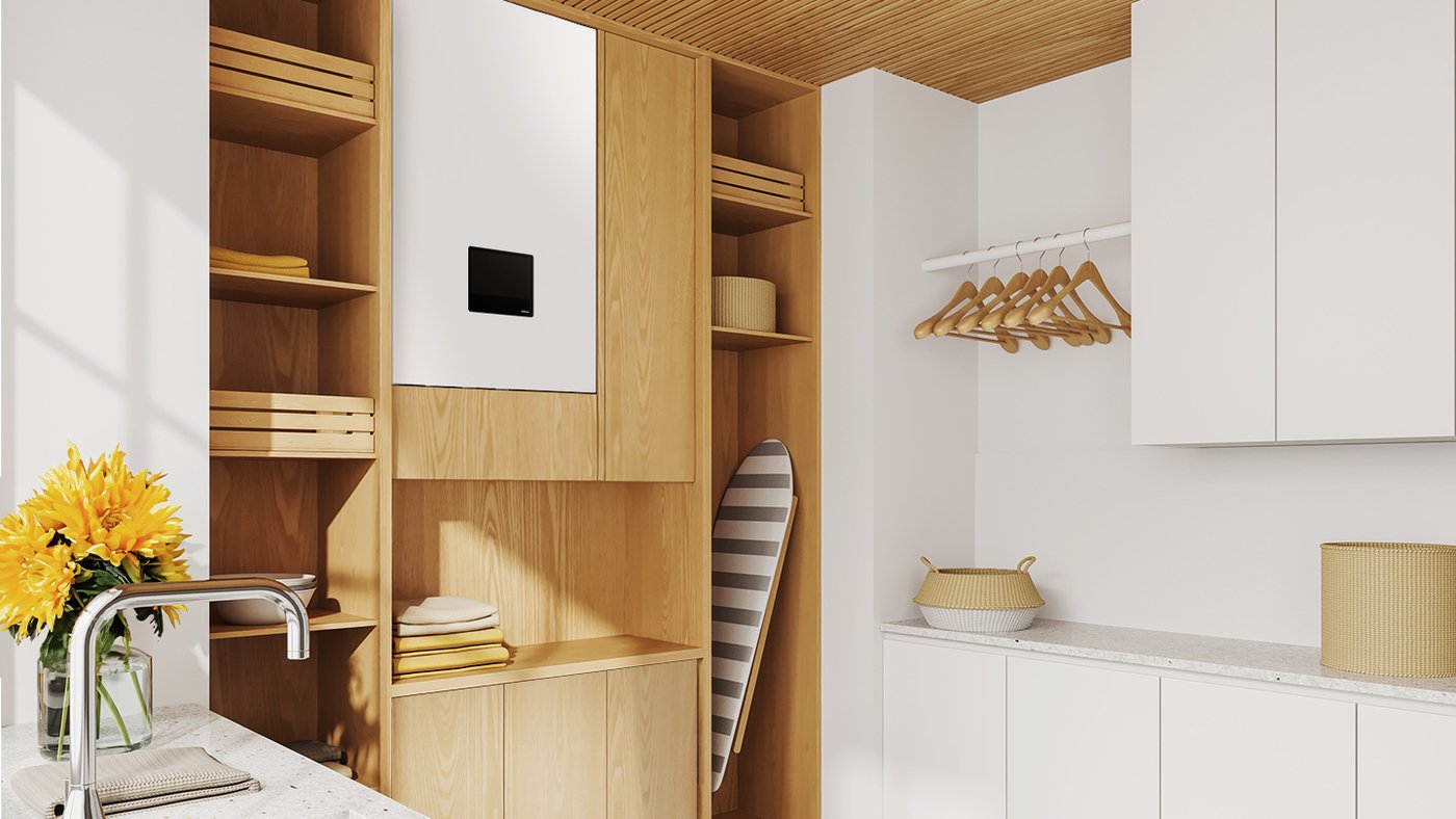 본문 이미지 - 삼성전자 가정용 히트펌프 EHS '하이드로 유닛 모노' 실내기 제품(삼성전자 제공). 2024.12.25.