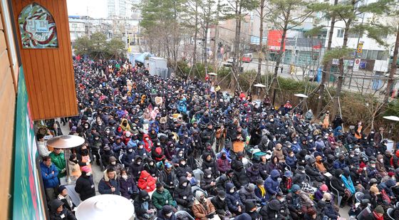 서른일곱번째 거리성탄예배하는 밥퍼운동본부