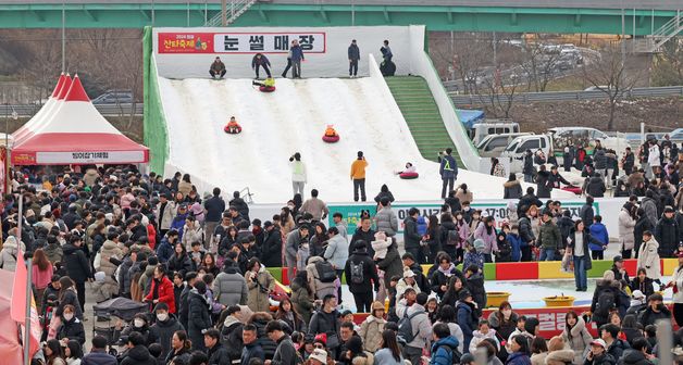 성탄절, 임실 산타축제 몰린 인파