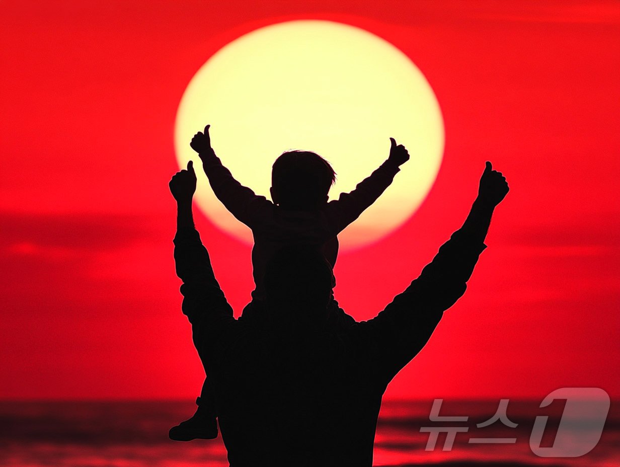 본문 이미지 - 2025 신년기획 '희망'을 주제로 인공지능(AI)이 만든 가상의 이미지. AI 기반 이미지 생성 도구인 미드저니(MidJourney)가 만든 이미지로 새해일출, 희망, 가족, 행복 등의 명령어를 입력한 결과물이다. 2024.12.31/뉴스1 ⓒ News1 박지혜 기자