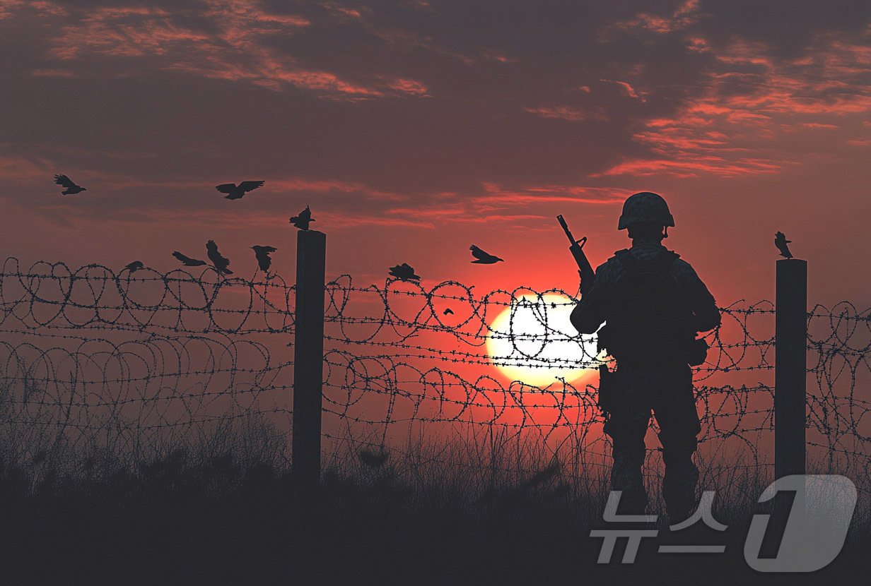 본문 이미지 - 2025 신년기획 '희망'을 주제로 인공지능(AI)이 만든 가상의 이미지. AI 기반 이미지 생성 도구인 미드저니(MidJourney)가 만든 이미지로 새해일출, 희망, DMZ 경계근무 등의 명령어를 입력한 결과물이다. 2024.12.31/뉴스1 ⓒ News1 박지혜 기자