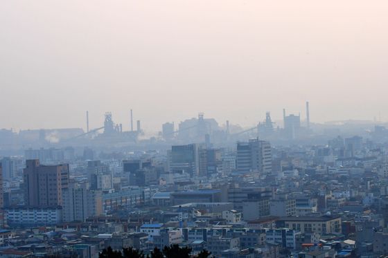 중국발 미세먼지에 충남·전라 대기질 '매우 나쁨'…밤까지 계속