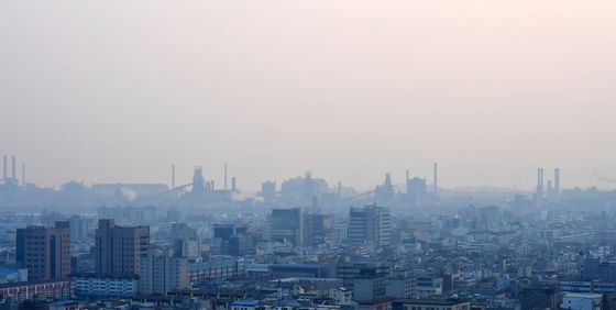 미세먼지 찾아온 포항