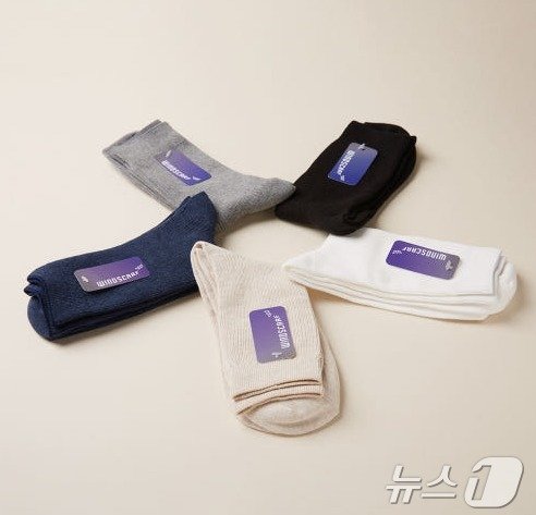 본문 이미지 - 윈드스카프 '발냄새 감소 기능성 양말'(한국중소벤처기업유통원 제공)