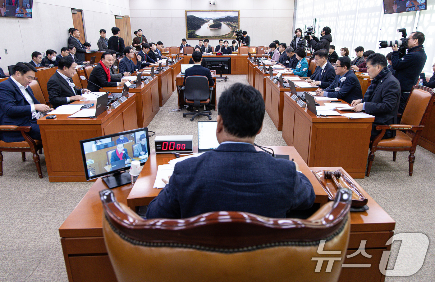 (서울=뉴스1) 이재명 기자 = 26일 오전 서울 여의도 국회에서 농림축산식품해양수산위원회(농해수위) 전체회의가 열리고 있다. 2024.12.26/뉴스1