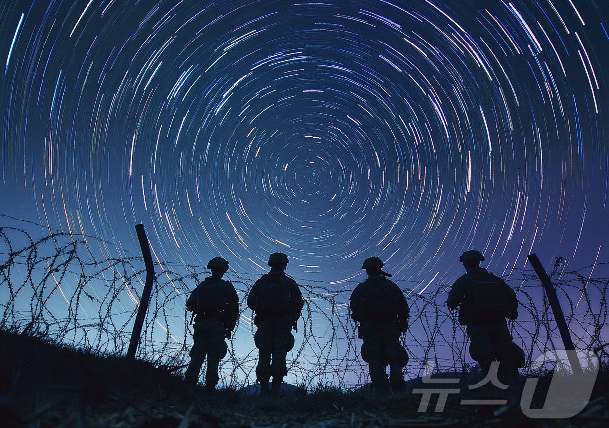 본문 이미지 - 2025 신년기획 '희망'을 주제로 인공지능(AI)이 만든 가상의 이미지. AI 기반 이미지 생성 도구인 미드저니(MidJourney)가 만든 이미지로 '희망', '평화', 'DMZ경계근무', '미래' 등의 명령어를 입력한 결과물이다. 2024.12.31/뉴스1 ⓒ News1 박지혜 기자