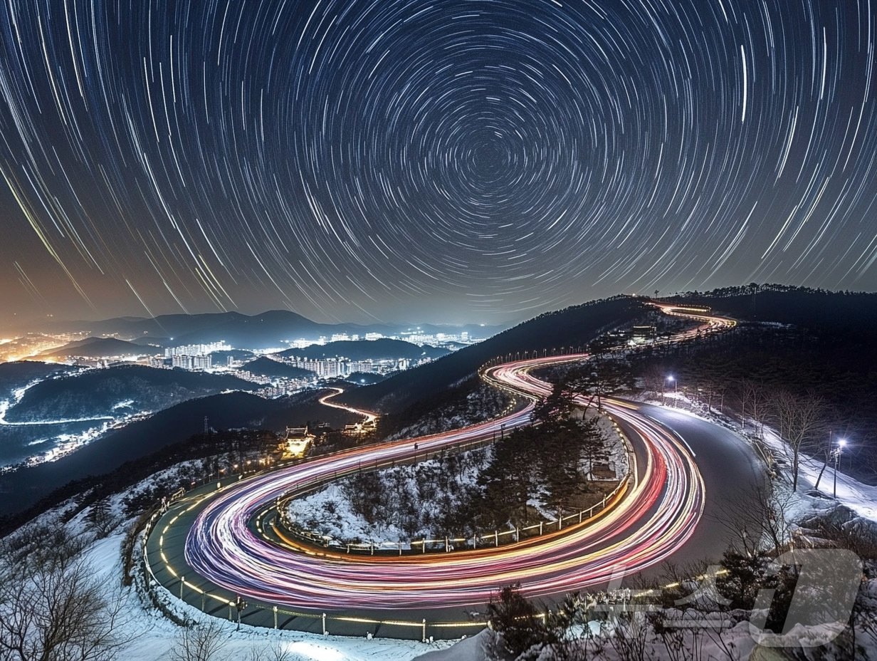 본문 이미지 - 2025 신년기획 '희망'을 주제로 인공지능(AI)이 만든 가상의 이미지. AI 기반 이미지 생성 도구인 미드저니(MidJourney)가 만든 이미지로 '희망', '새해', '푸른뱀의해', '평화', '궤적' 등의 명령어를 입력한 결과물이다. 2024.12.31/뉴스1 ⓒ News1 박지혜 기자