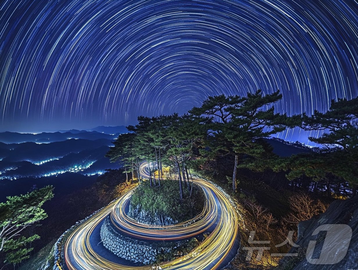 본문 이미지 - 2025 신년기획 '희망'을 주제로 인공지능(AI)이 만든 가상의 이미지. AI 기반 이미지 생성 도구인 미드저니(MidJourney)가 만든 이미지로 '희망', '새해', '푸른뱀의해', '평화', '궤적' 등의 명령어를 입력한 결과물이다. 2024.12.31/뉴스1 ⓒ News1 박지혜 기자