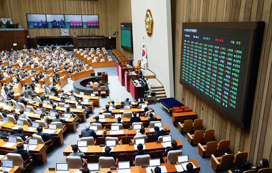 헌법재판관 선출안 국회 통과…'임명거부' 한대행 내일 탄핵표결(종합)