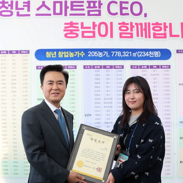 충남도, 청년농 38명 대상 '스마트팜 CEO' 합동 창업식