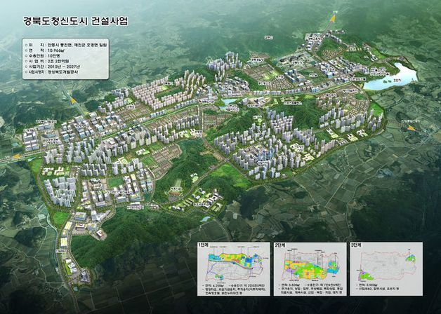 경북도청 신도시 2단계 개발지역에 주택사업 신청 잇따라