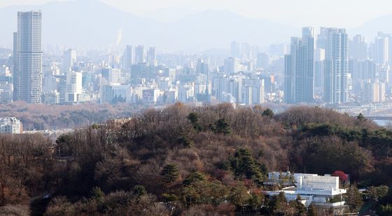 도심속 윤석열 대통령 관저