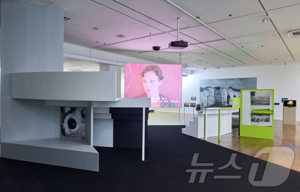 본문 이미지 - 김성환 개인전 《Ua a‘o ‘ia ‘o ia e ia 우아 아오 이아 오 이아 에 이아》(서울시립미술관, 2024.12.19.~2025.3.30.)의 설치전경. 서울시립미술관 제공. 