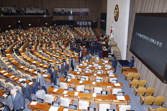 '사상 초유' 한덕수 권한대행 탄핵안 본회의 가결…찬성 192표(2보)