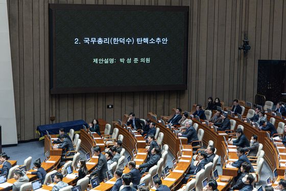 美 "한국은 헌법적 절차 평화적으로 따랐다…협력 준비 돼"(상보)