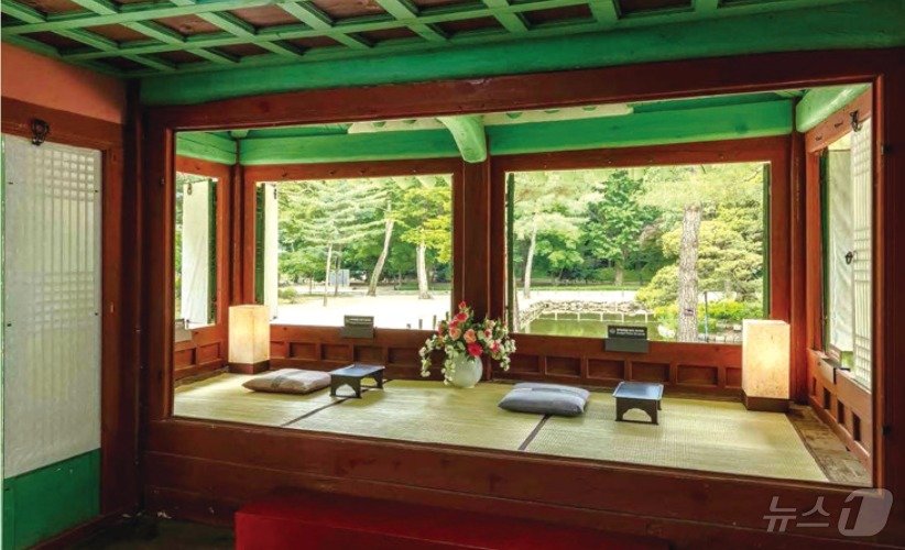 본문 이미지 - 종묘 망묘루 내부 모습. 국가유산청 제공.