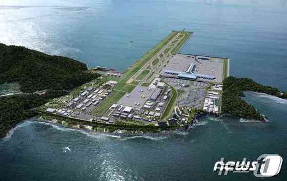 본문 이미지 - 가덕신공항 조감도 ⓒ News1 DB